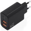 art_ais-carga20a110-1028_2 Cargador de Pared GaN Aisens A110-1028/ 2xUSB Tipo-C/ 2xUSB/ 32W/ Negro