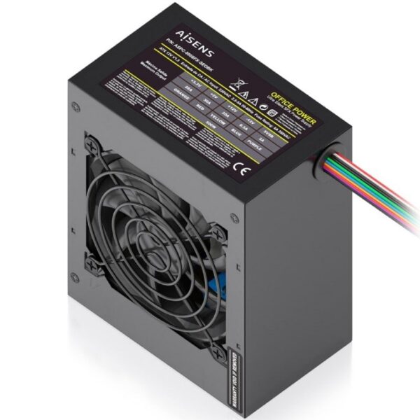 Fuente de Alimentación SFX Aisens ASPC-500SFX-SEOBK/ 500W/ Ventilador 8cm