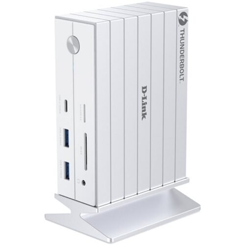art_dlk-dock20duf-e0120e_1 Docking Thunderbolt 4 D-Link DUF-E01/E/ 5xUSB/ 2xUSB Tipo-C/ 2xThunderblot/ 1xDisplayPort/ 1xHDMI 4K/ 1xRJ45/ 1xJack 3.5/ 1xLector de Tarjetas/ Blanco