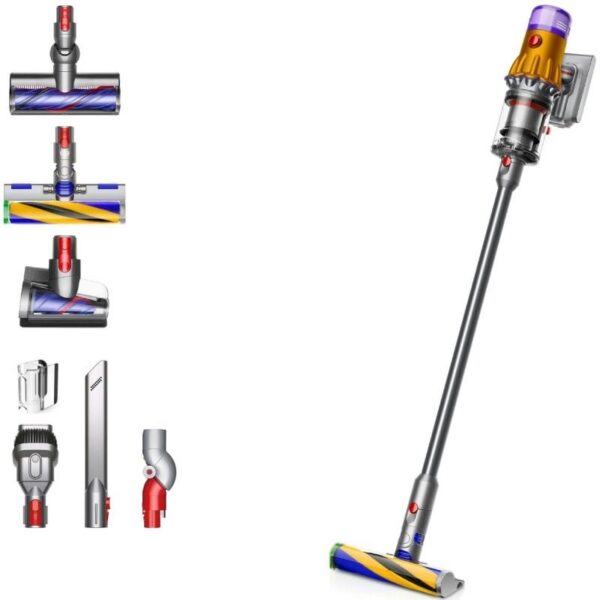 art_dys-pae-asp20v1220dt20sl20a20sv_1 Aspirador Escoba con batería Dyson V12 Detect Slim Absolute/ 150W/ Autonomía 60 Min