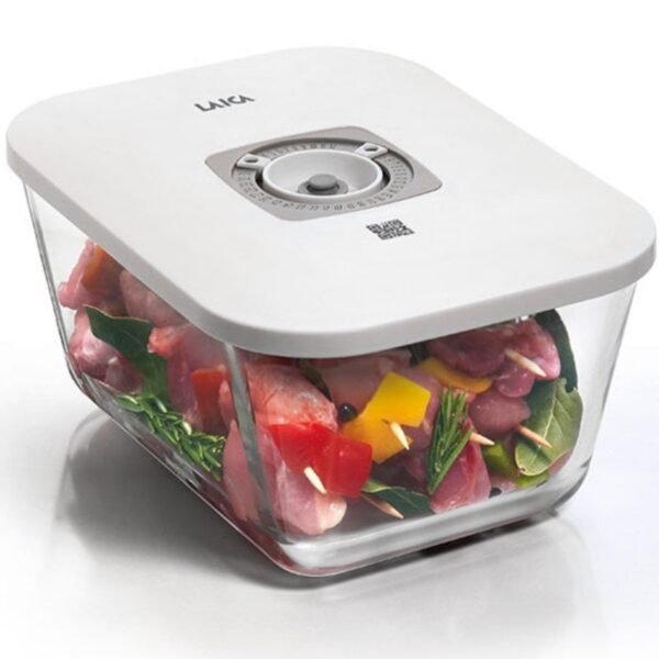 art_lai-pae-env20tupper20vt33070_1 Recipiente de Cristal Laica VT33070/ con Funcion al Vacio/ Capacidad 2.7L