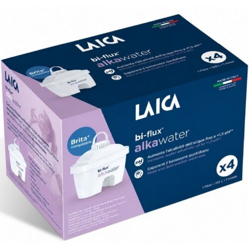 art_lai-pae-filt20alka20water204u_1 Filtros BI-FLUX Alka Water Laica K4MEU01/ Pack 4