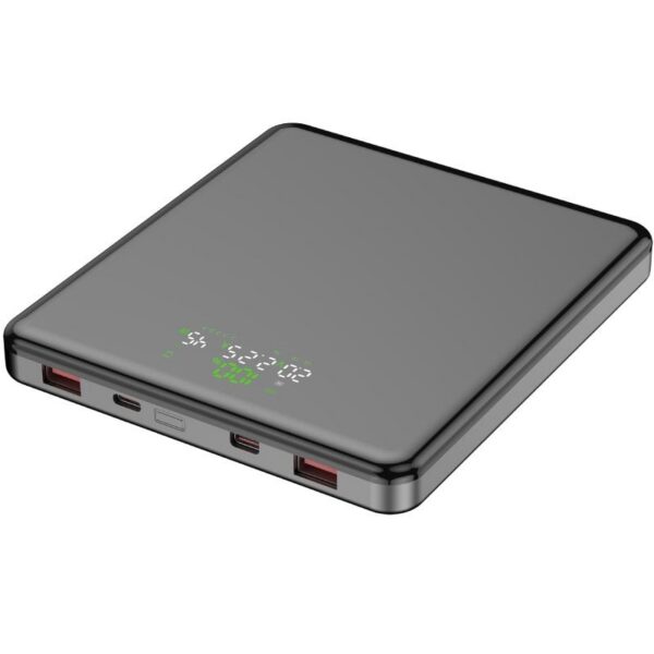 art_leo-bat20powbnk20100202000020gy_1 Powerbank 20000mAh Leotec LEPOW100W20G/ 100W/ Gris/ Incluye Cable USB Tipo-C