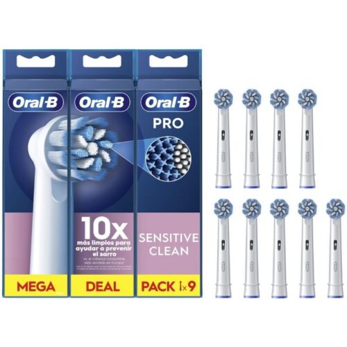 art_orab-pae-cab20pro20sc209u_1 Cabezal de Recambio Braun para cepillo Braun Oral-B Sensitive Clean/ Pack 9 uds