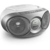 Radio CD Philips AZ215S/ 3W RMS/ con Cable/ Plata