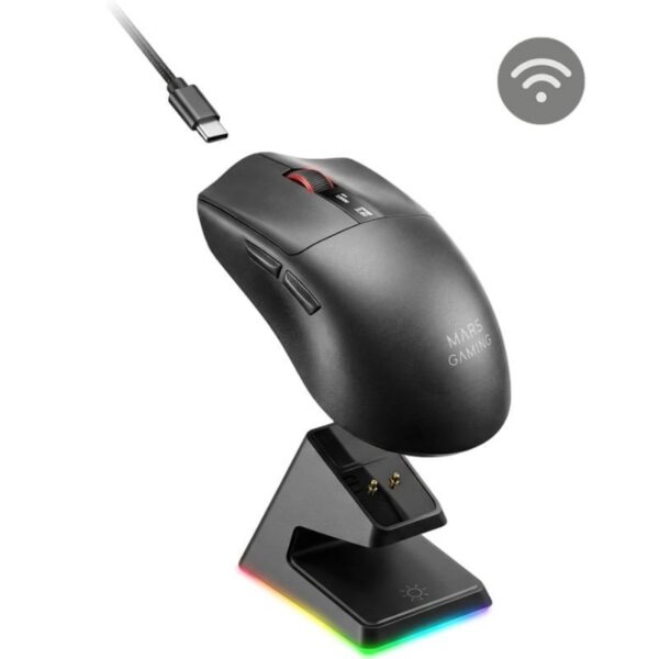 art_tac-mou20mmw-elite20bk_1 Ratón Gaming Mars Gaming MMW-Elite/ Batería Recargable/ Hasta 20000 DPI