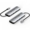Docking USB Tipo-C Vention TQLHB/ 1xHDMI 4K/ 3xUSB/ 1xUSB Tipo-C PD/ 1xRJ45/ 1xJack 3.5mm/ 1xLector de Tarjetas/ Gris