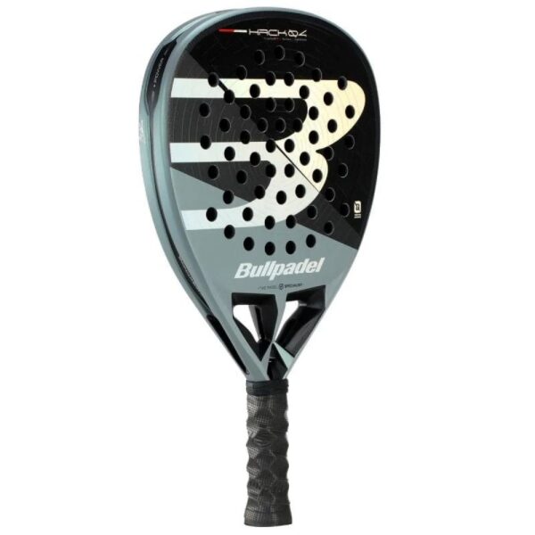 art_bup-pala20pad20hack20042026_2 Pala de Pádel Bullpadel Hack 04 Comfort 2026 (Paquito Navarro)/ Negra y Gris