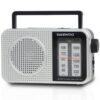 art_dae-radio20dw1125_2 Radio Portátil Daewoo DW1125/ a Pilas/ Gris Metalizado