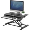 art_fell-sop20sit20st20lotus20lt_1 Soporte de Sobremesa Elevable Fellowes Sit-Stand Lotus LT/ hasta 17kg/ Negro