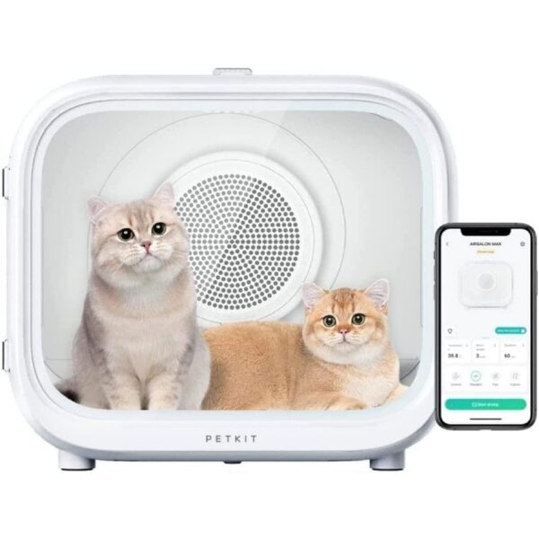 Cabina de Secado Automático para Mascotas PetKit Airsalon Max Pro/ 60L/ Control desde APP