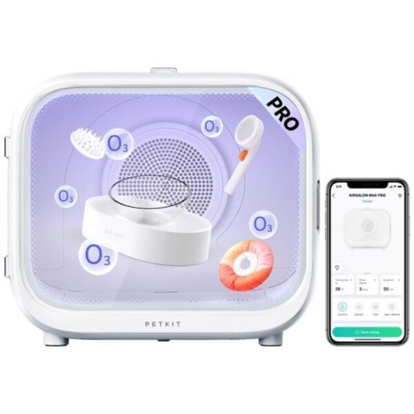 Cabina de Secado Automático para Mascotas PetKit Airsalon Max Pro/ 60L/ Control desde APP