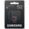 Tarjeta de Memoria Samsung P9 512GB microSD XC/ Clase 10/ 200MBs