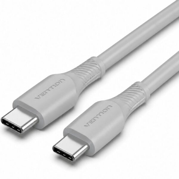 art_ven-cab20trvhh_2 Cable USB 2.0 Tipo-C Vention TRVHH/ USB Tipo-C Macho - USB Tipo-C Macho/ Hasta 60W/ 480Mbps/ 2m/ Gris