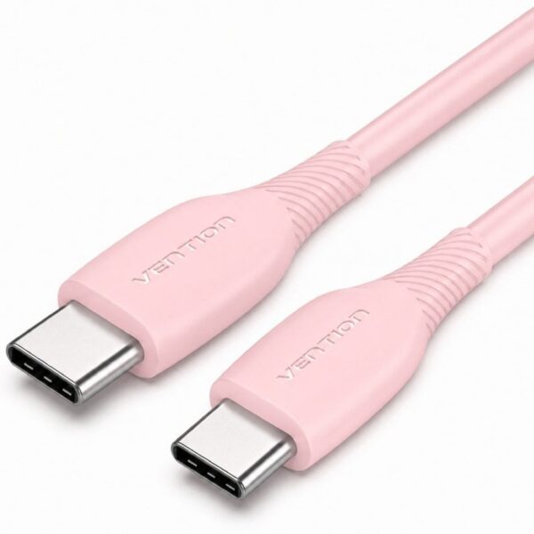 art_ven-cab20trvph_2 Cable USB 2.0 Tipo-C Vention TRVPH/ USB Tipo-C Macho - USB Tipo-C Macho/ Hasta 60W/ 480Mbps/ 2m/ Rosa