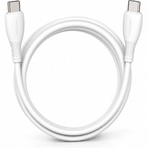 art_ven-cab20trvwh_1 Cable USB 2.0 Tipo-C Vention TRVWH/ USB Tipo-C Macho - USB Tipo-C Macho/ Hasta 60W/ 480Mbps/ 2m/ Blanco