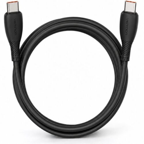art_ven-cab20trwbh_1 Cable USB 2.0 Tipo-C Vention TRWBH/ USB Tipo-C Macho - USB Tipo-C Macho/ Hasta 100W/ 480Mbps/ 2m/ Negro
