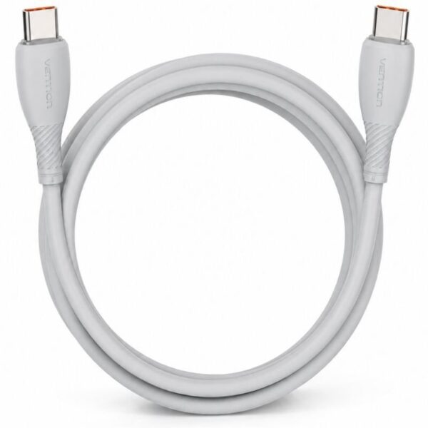 art_ven-cab20trwhh_1 Cable USB 2.0 Tipo-C Vention TRWHH/ USB Tipo-C Macho - USB Tipo-C Macho/ Hasta 100W/ 480Mbps/ 2m/ Gris