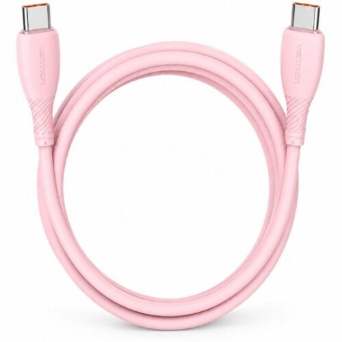 art_ven-cab20trwph_1 Cable USB 2.0 Tipo-C Vention TRWPH/ USB Tipo-C Macho - USB Tipo-C Macho/ Hasta 100W/ 480Mbps/ 2m/ Rosa
