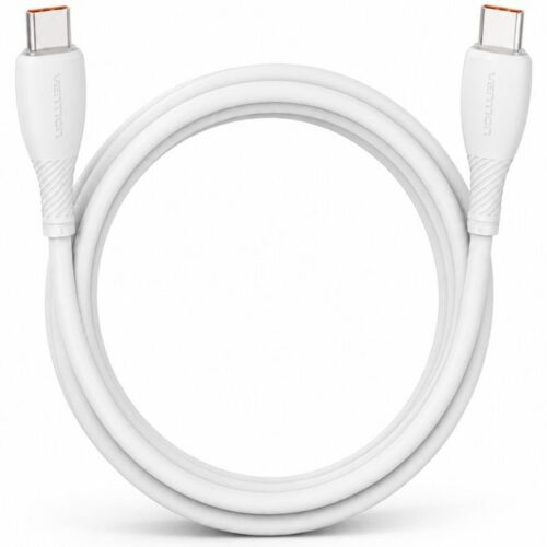 art_ven-cab20trwwh_1 Cable USB 2.0 Tipo-C Vention TRWWH/ USB Tipo-C Macho - USB Tipo-C Macho/ Hasta 100W/ 480Mbps/ 2m/ Blanco