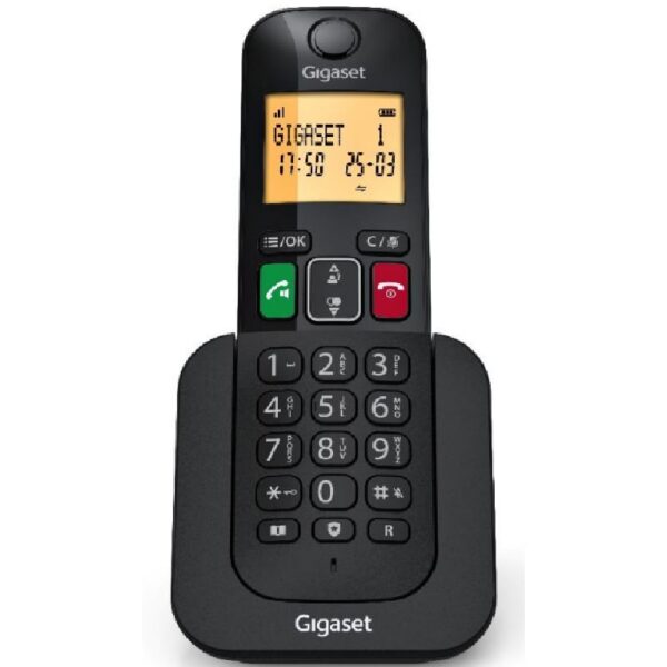 Teléfono Inalámbrico Gigaset Elemental 400 DUO/ Negro