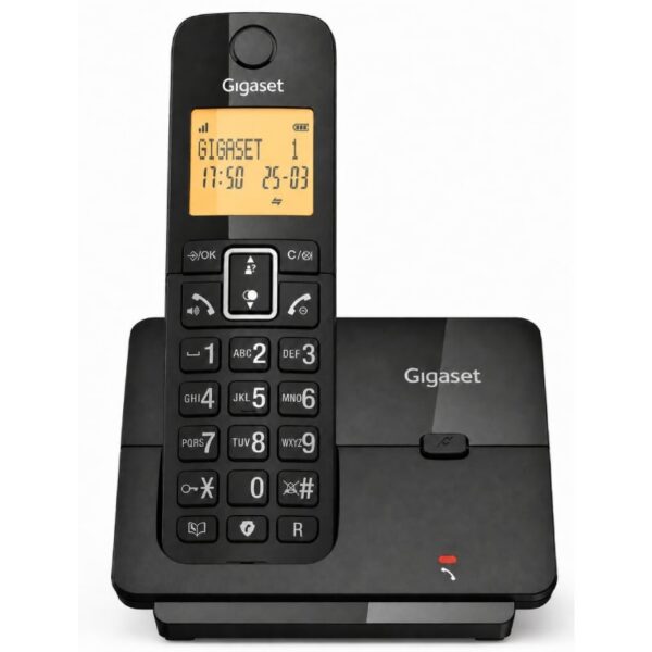 art_giga-tel20essential2030020bk_2 Teléfono Inalámbrico Gigaset Essential 300/ Negro