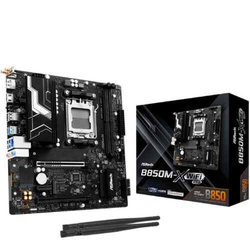 art_asr-pb20b850m-x20wifi20r2200_1-advmo-b3cb1a31868b Placa Base Asrock B850M-X WiFi R2.0/ DDR5/ PCIe 5.0/ Socket AM5/ Micro ATX