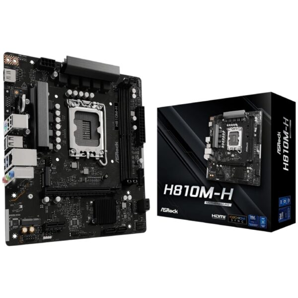 art_asr-pb20h810m-h_1-advmo-983ff3cd40d6 Placa Base Asrock H810M-H Socket 1851/ DDR5/ PCIe 4.0/ Micro ATX